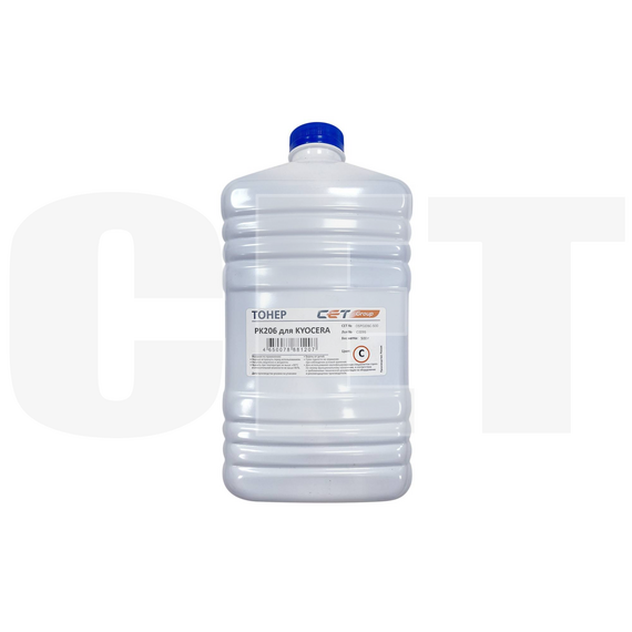 Тонер PK206 для KYOCERA ECOSYS M6030cdn/6035cidn/6530cdn/P6035cdn (Japan) Cyan, 500г/бут, (унив.), OSP0206C-500