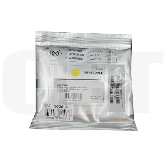 Девелопер для RICOH MPC2003/C2503/C2011SP (CET) Yellow, 235г, DGP2025
