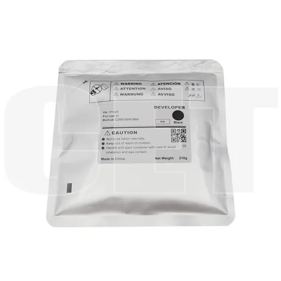 Девелопер для KONICA MINOLTA Bizhub C250i/300i/360i (CET) Black, 210г, 1000000 стр., CET171029