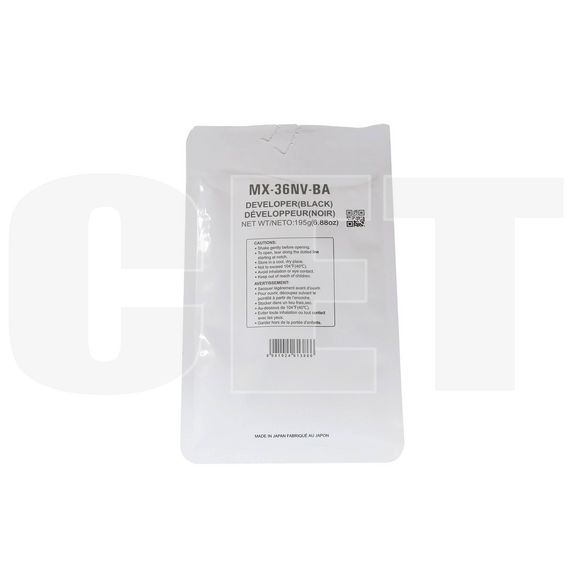 Девелопер MX-36GVBA для SHARP MX-2310U/2610N/2640N/3115N/3610N (CET) Black, 195г, 100000 стр., CET171023