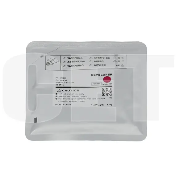 Девелопер IU-214M для KONICA MINOLTA Bizhub C227/C287 (CET) Magenta, 170г, 90000 стр., CET171039
