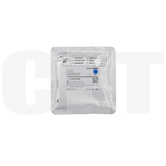 Девелопер IU-217C-Developer для KONICA MINOLTA Bizhub C227i/C257i/C287i (CET) Cyan, 180г, 90000 стр., CET171046