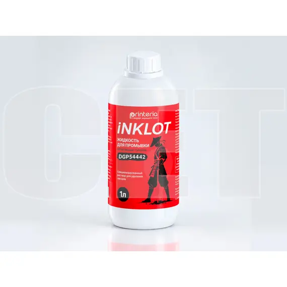 Промывочная жидкость для печатающих головок струйных принтеров INKLOT (Printeria), 1л, DGP54442