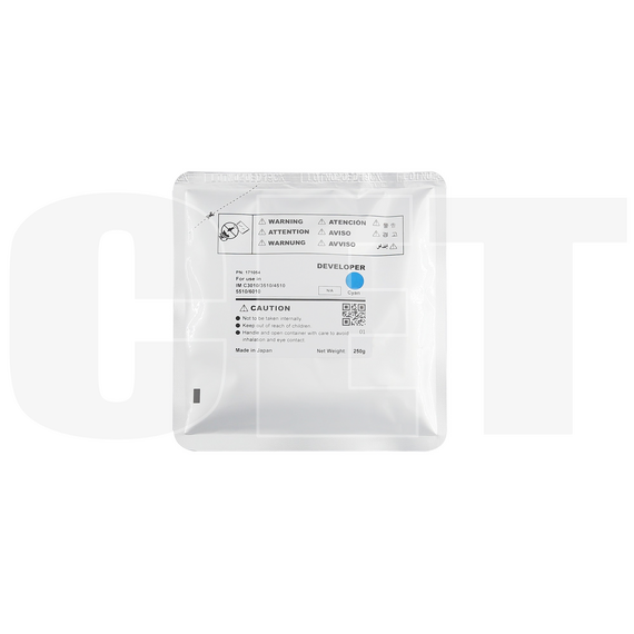 Девелопер для RICOH IM C3010/C3510/C4510/C5510/C6010 (CET) Cyan, 250г, 160000 стр., CET171054