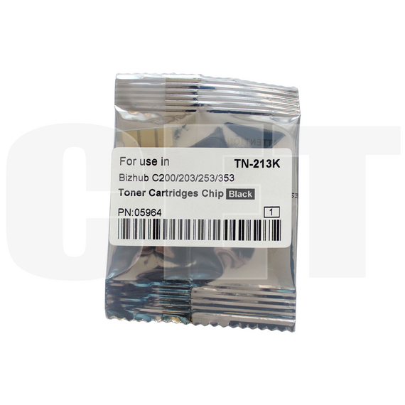 Чип картриджа для KONICA MINOLTA Bizhub C200/C200E/C203/C253/C353 (CET) Black, (WW), 20000 стр., (унив.), CET5964