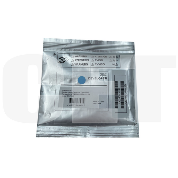 Девелопер для RICOH MPC2003/C2503/C2011SP (CET) Cyan, 235г, DGP2023