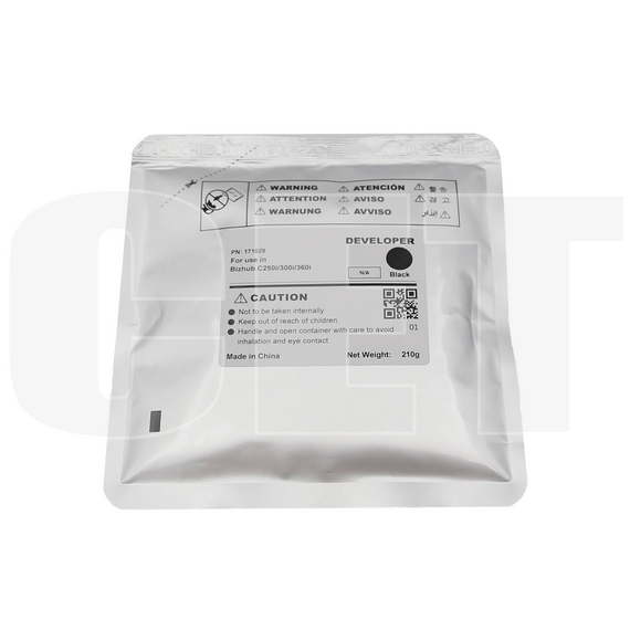 Девелопер для KONICA MINOLTA Bizhub C250i/300i/360i (CET) Black, 210г, 1000000 стр., CET171029