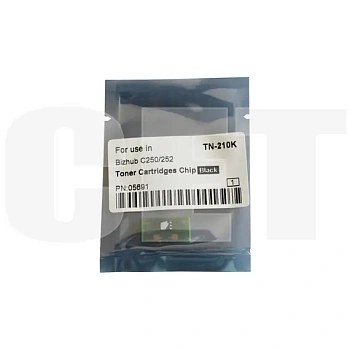 Чип картриджа для KONICA MINOLTA Bizhub C250/C252 (CET) Black, (WW), 20000 стр., CET5691