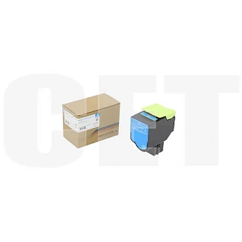Тонер-картридж (CPT) MX-C35TC для SHARP MX-C357F/C407P (CET) Cyan, 87,7г, 6000 стр., CET141727