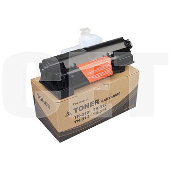 Тонер-картридж + бункер отработки (без чипа) TK-310 для KYOCERA FS-2000D/3900DN/4000DN (CET), 365г, 12000 стр., CET8164