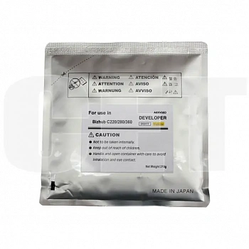 Девелопер для KONICA MINOLTA Bizhub C220/C280/C360 (CET) Yellow, 210г/пак, 114000 стр., CET8435