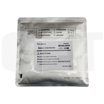 Девелопер для KONICA MINOLTA Bizhub C220/C280/C360 (CET) Black, 210г/пак, 570000 стр., CET8436