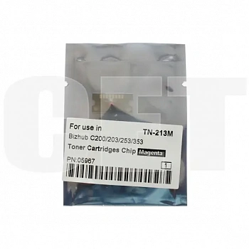 Чип картриджа для KONICA MINOLTA Bizhub C200/C200E/C203/C253/C353 (CET) Magenta, (WW), 20000 стр., (унив.), CET5967