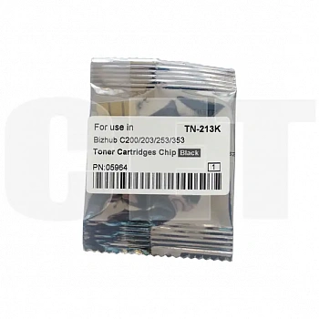 Чип картриджа для KONICA MINOLTA Bizhub C200/C200E/C203/C253/C353 (CET) Black, (WW), 20000 стр., (унив.), CET5964