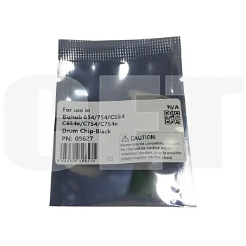 Чип драм-юнита для KONICA MINOLTA Bizhub 654/754/C654/C654e/C754/C754e (CET) Black, CET9627