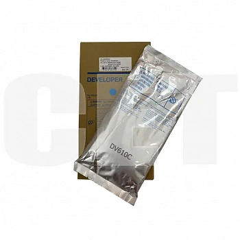 Девелопер DV-610C для KONICA MINOLTA Bizhub PRO C5500/C5501/C6000 (CET) Cyan, 1100г, DGP0664